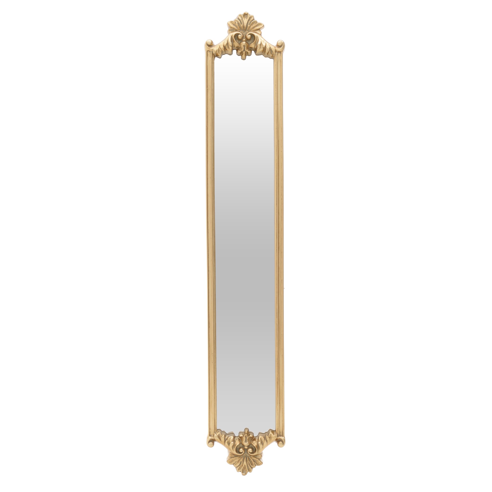 Зеркало настенное beauriang (to4rooms) золотой 24.0x139.0x4 см.