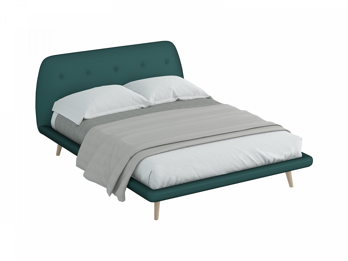 Кровать loa (ogogo) зеленый 178x95x223 см.