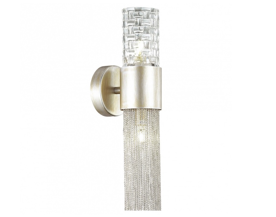 Бра perla (odeon light) прозрачный 10x40x12 см.