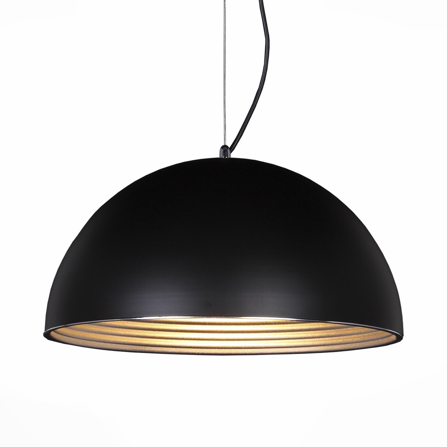 Светильник подвесной tappo (st luce) черный 20 см.