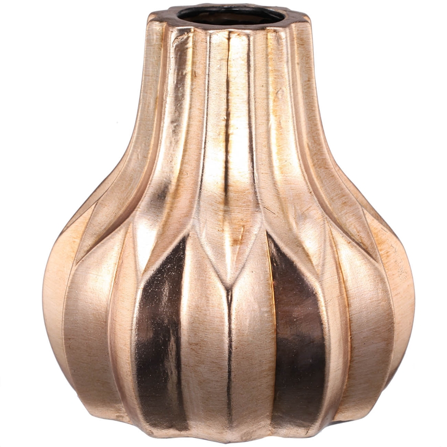   The Furnish Ваза zia glow (glasar) золотой 14.5x14.5x15.01 см.