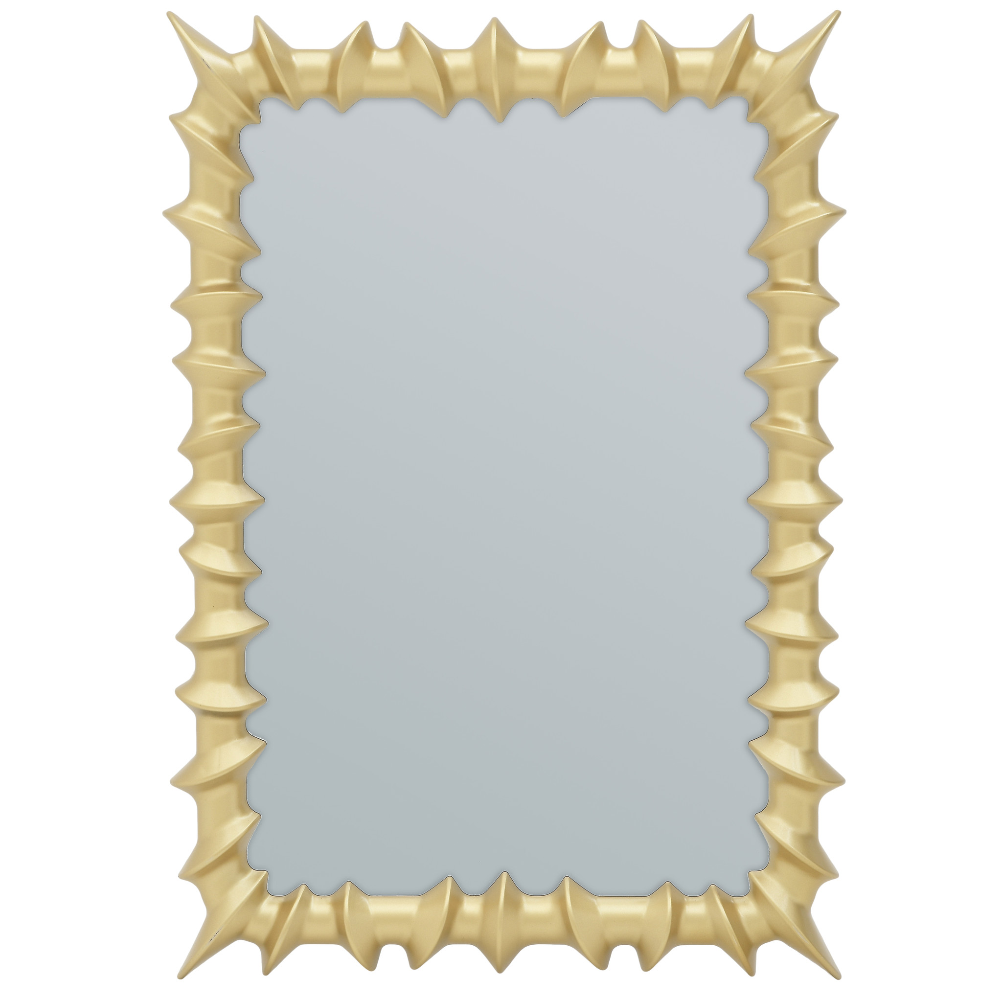 Зеркало настенное strong (to4rooms) золотой 48.0x48.0x11.0 см.