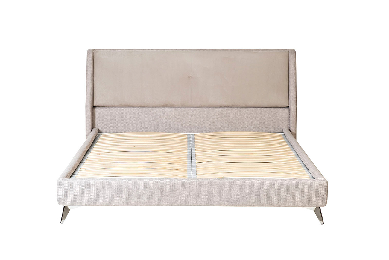   The Furnish Кровать michelle (garda decor) серый 183x99x230 см.