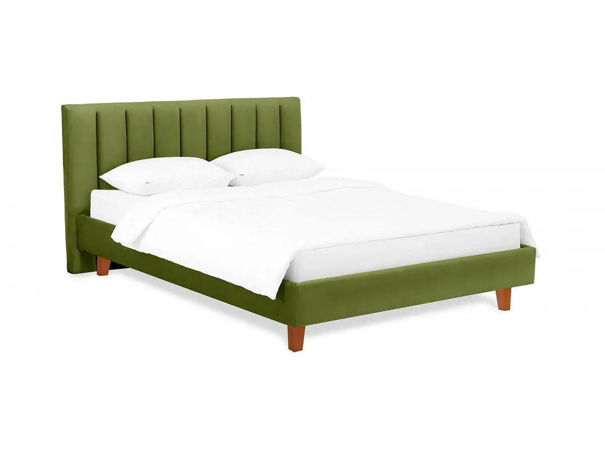 Кровать queen ii sofia l 1600 (ogogo) зеленый 217x122x180 см.