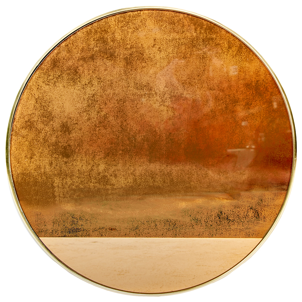 Зеркальное панно обаку (object desire) коричневый 2 см.