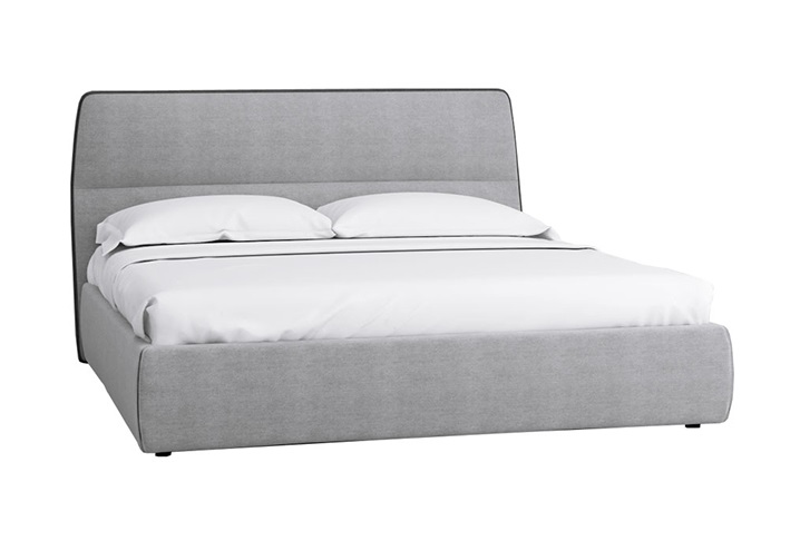   The Furnish Кровать сканди 1.6 (r-home) серый 176x119x230 см.
