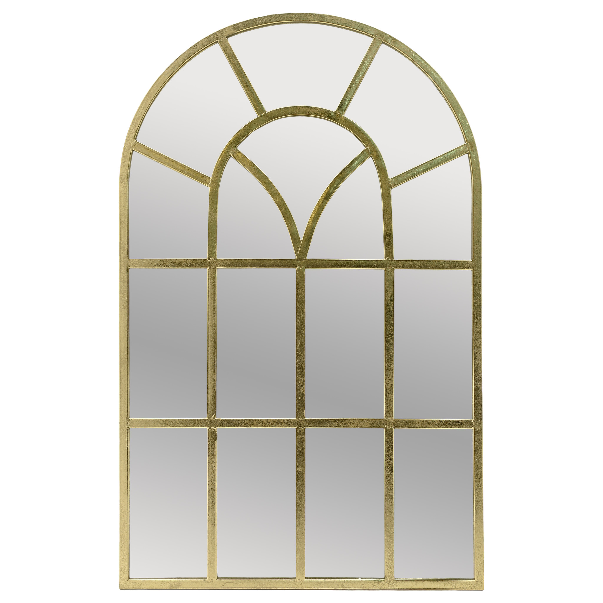 Зеркало настенное celbridge (to4rooms) золотой 75x120 см.