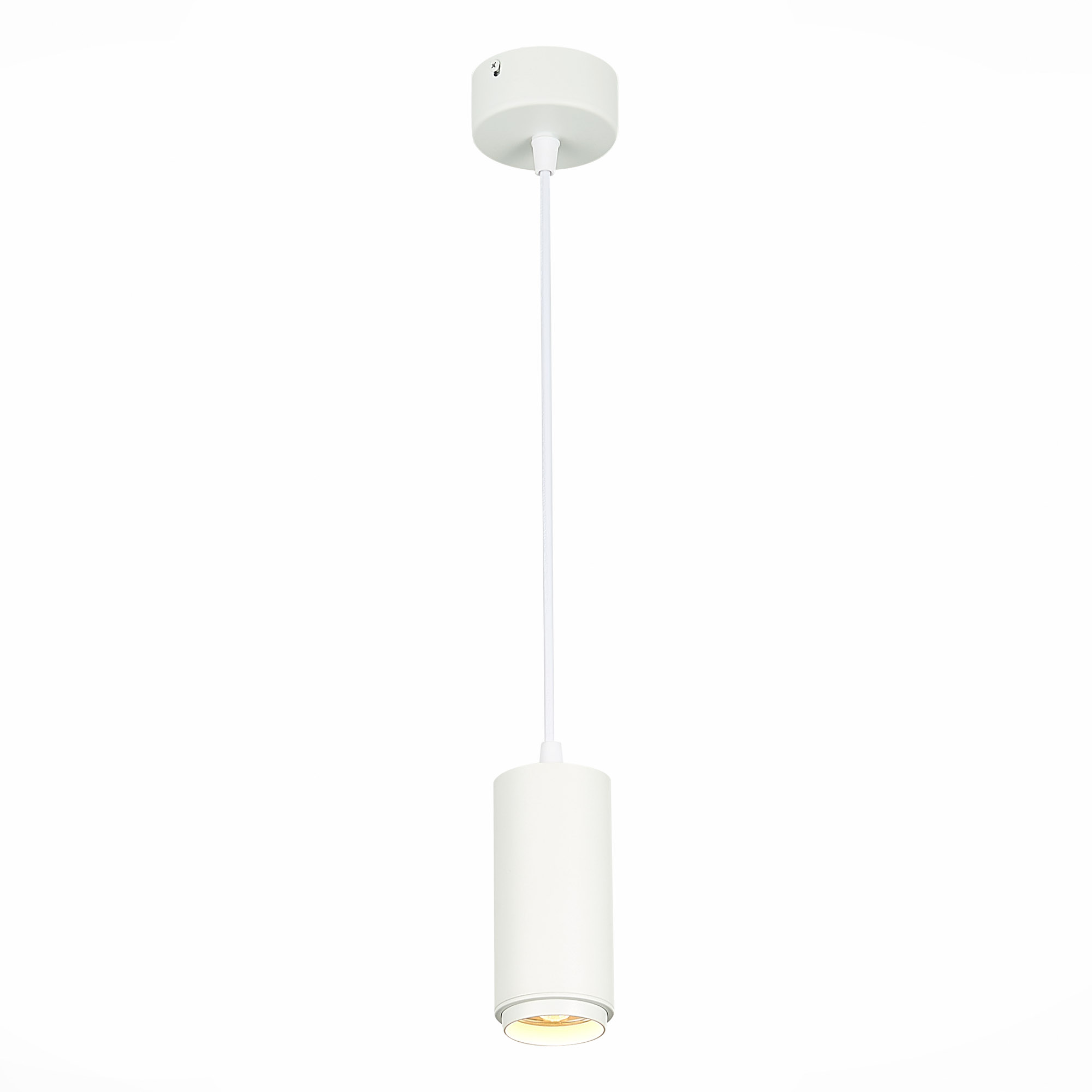 Светильник подвесной zoom (st luce) белый 13 см.