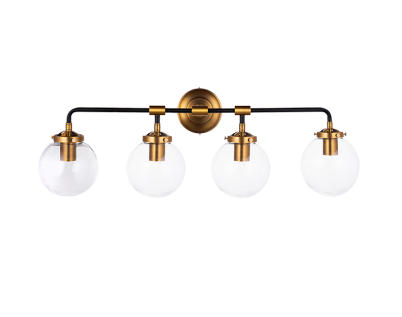 Бра настенное bistro globe 4 (desondo) прозрачный 79x26x19 см.
