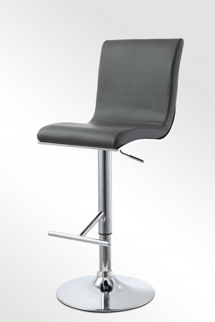 Барные стулья  The Furnish Стул барный (europe style) серый 38.0x116.5x50.0 см.