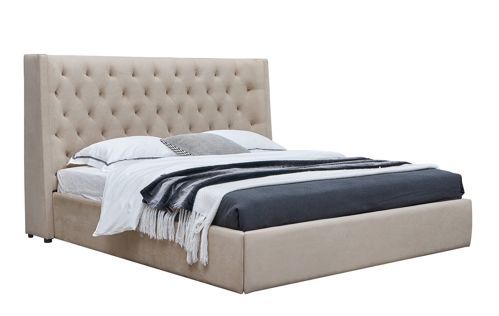   The Furnish Кровать (europe style) бежевый 205.0x127.0x228.0 см.