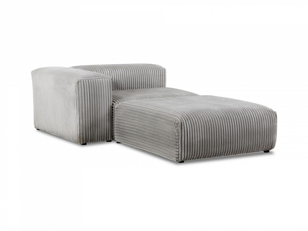 Модульный диван sorrento (ogogo) серый 210x63x140 см.