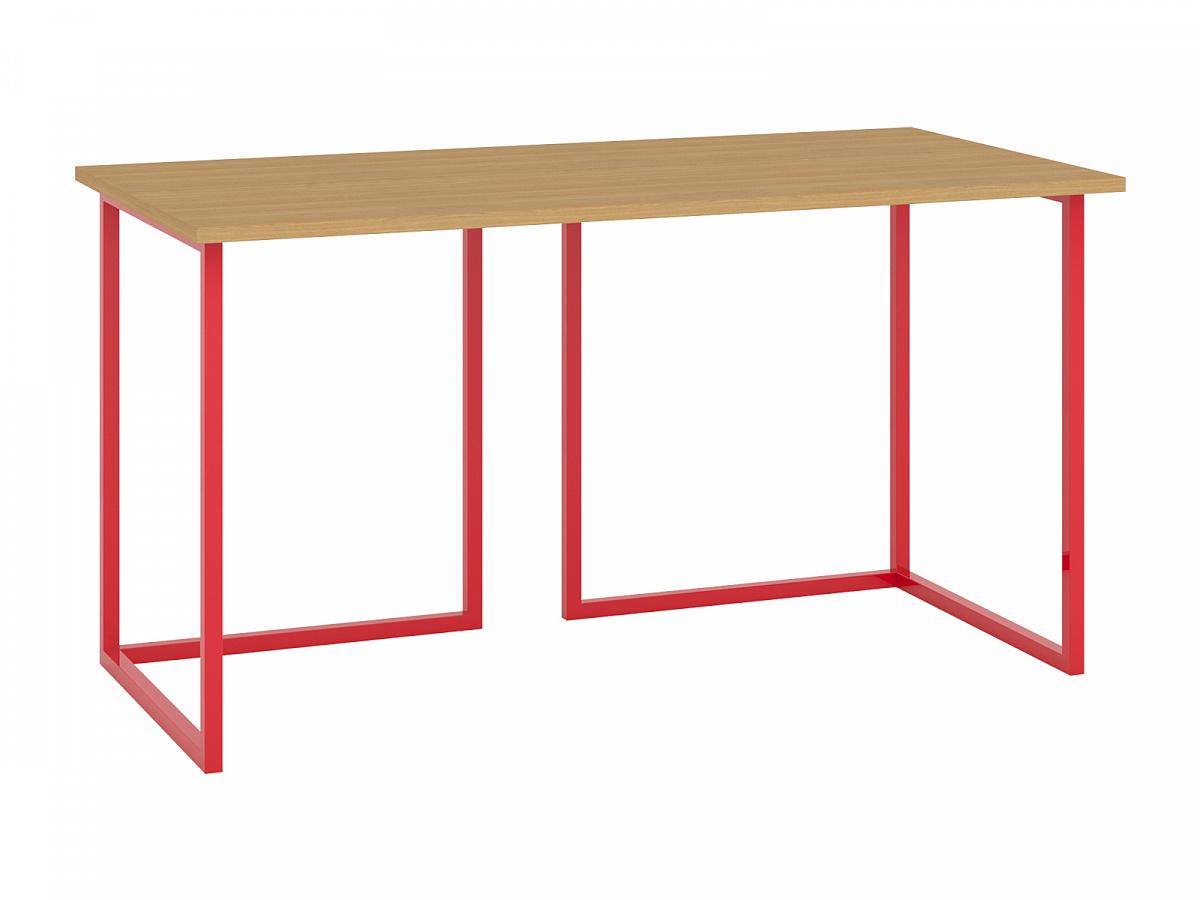 Стол board (ogogo) красный 140x70x74 см.