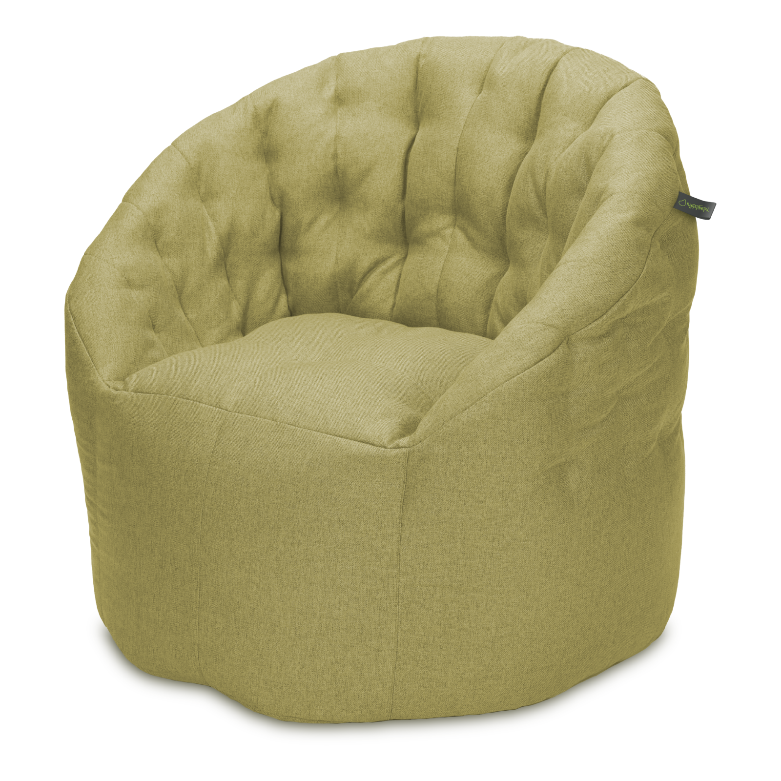 кресло-мешок «австралия» 95x105 (пуффбери) зеленый 95x105x95 см.
