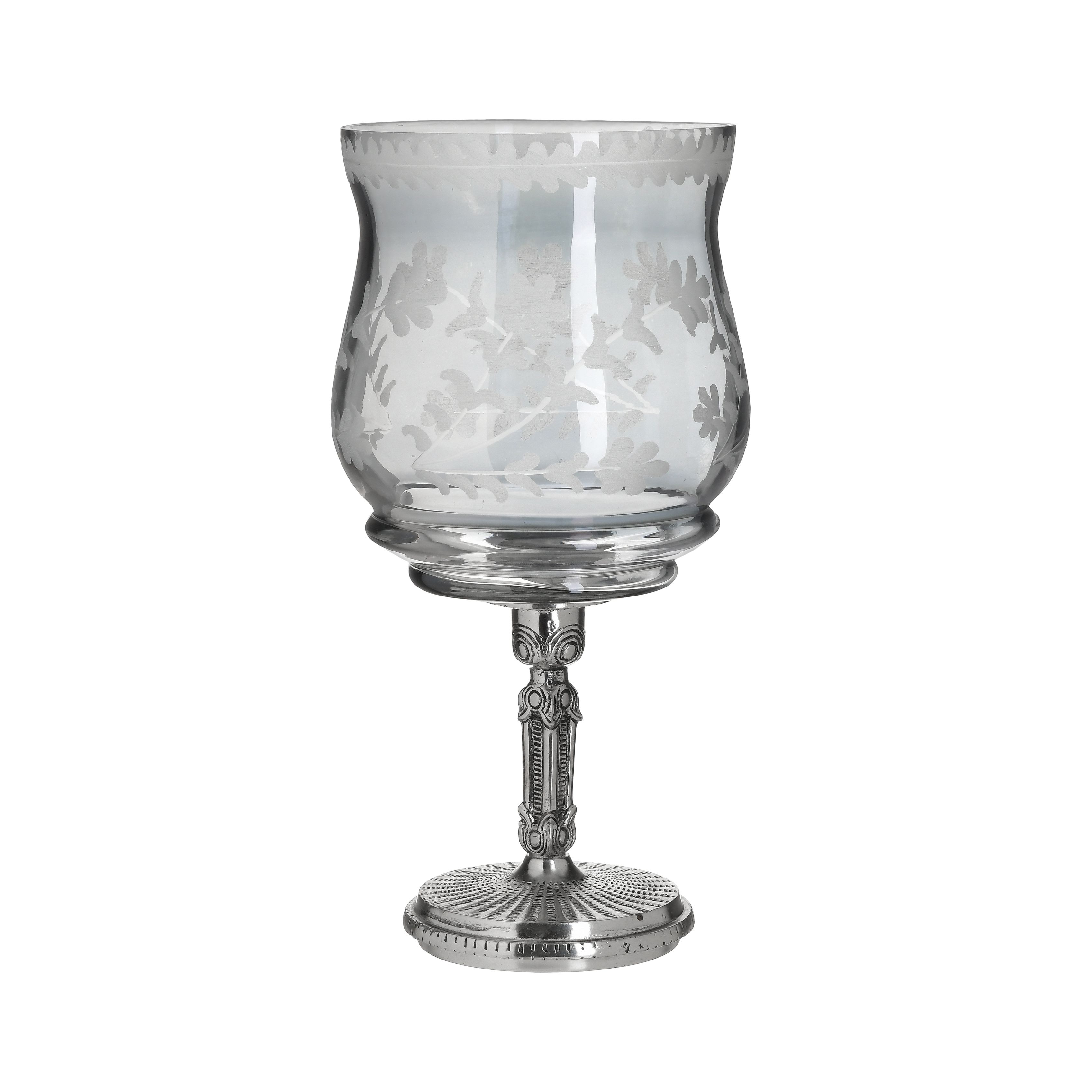 Подсвечник goblet (to4rooms) серебристый 35 см.