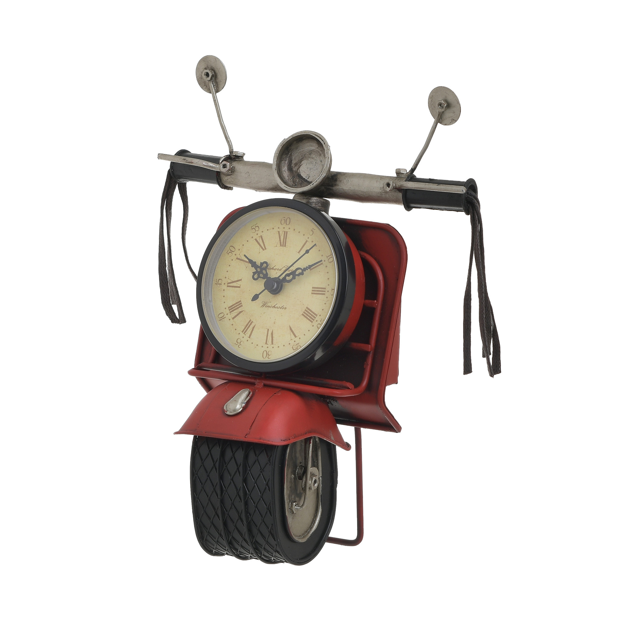 Часы-модель evasive (to4rooms) красный 18x25x12 см.