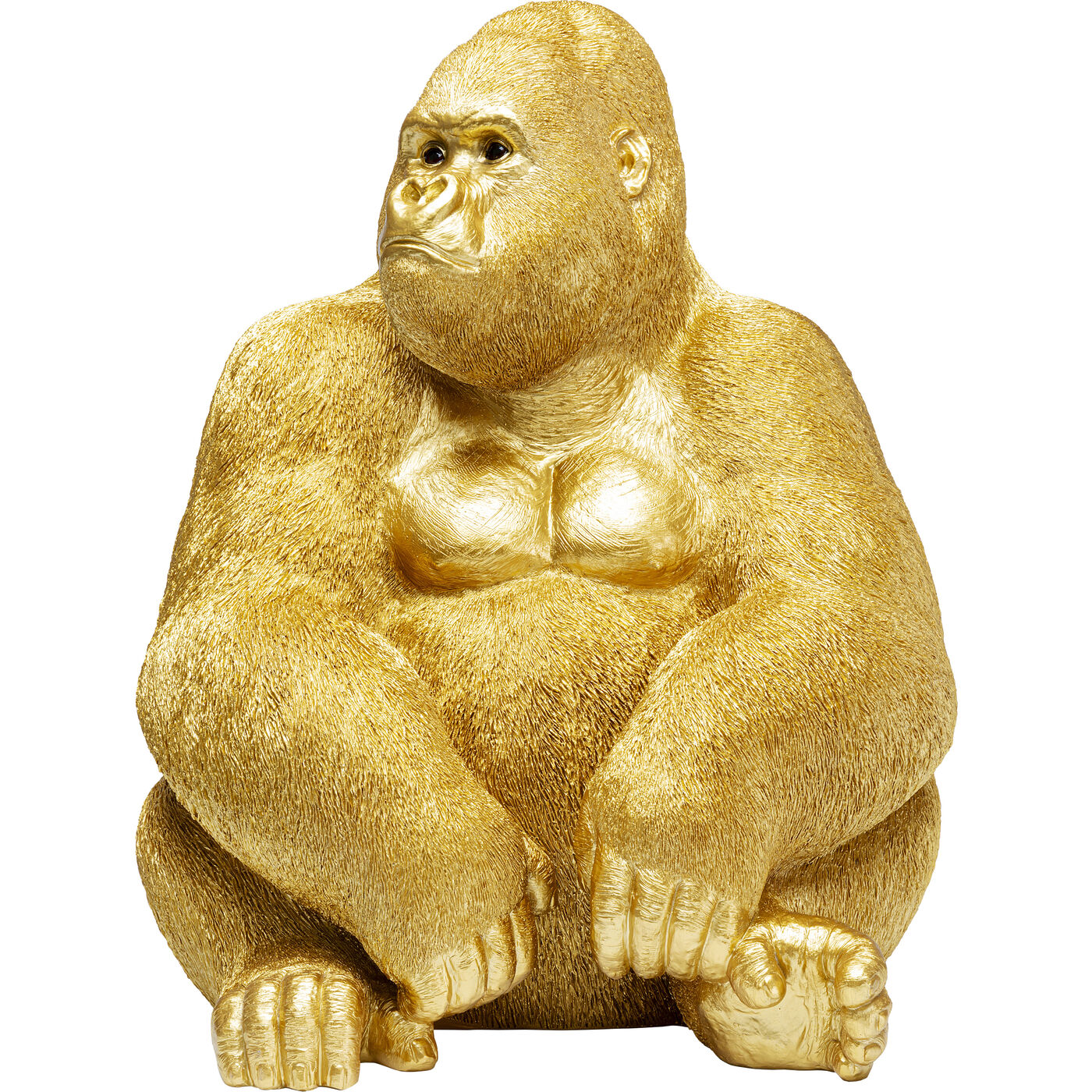 Фигура декоративная gorilla (kare) золотой 60x76x55 см.