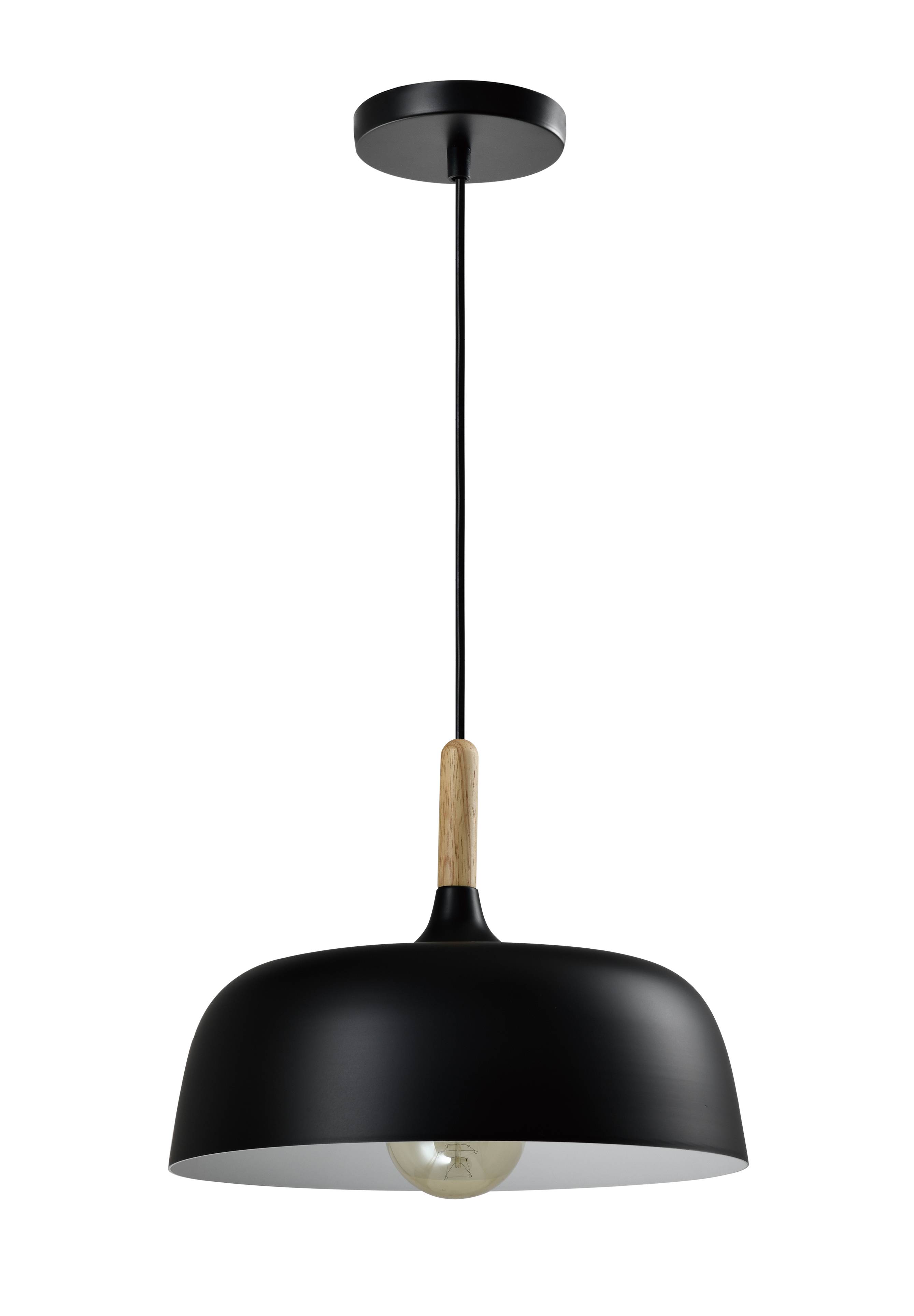 Подвесной светильник augustina 24*32 черный (moderli) черный 24 см.