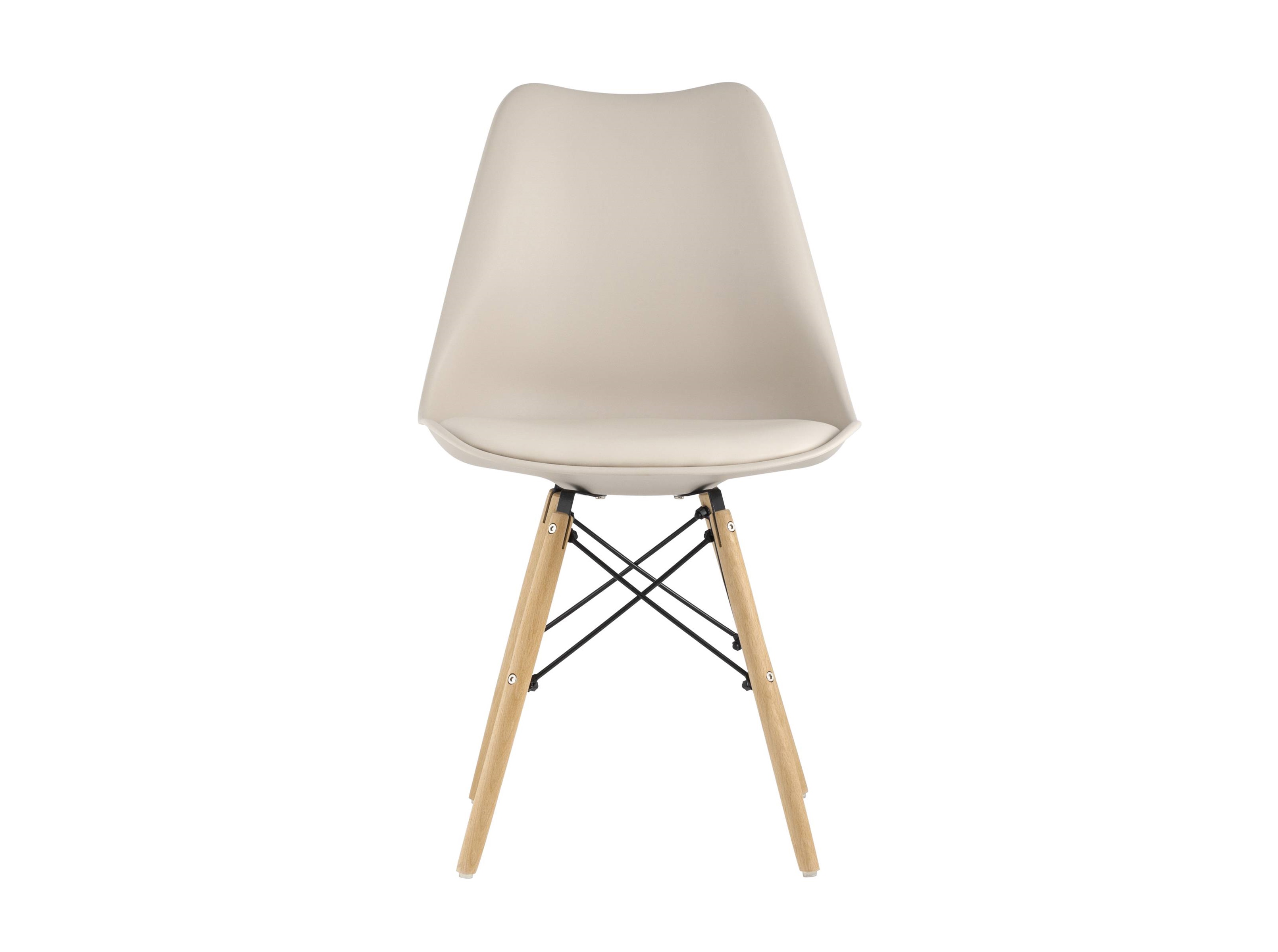 Стул eames soft (stoolgroup) бежевый 48x82x43 см.