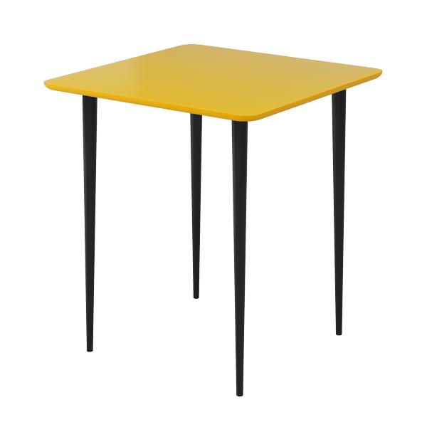 Стол спутник квадро (woodi) желтый 70x74x70 см.