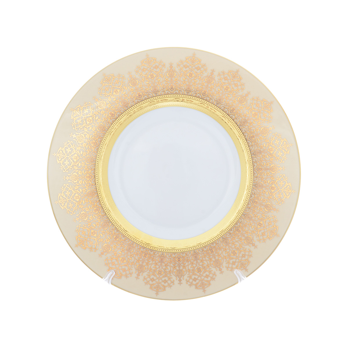 Блюдо круглое falkenporzellan constanza marakesh cream gold 33 см (repast) мультиколор