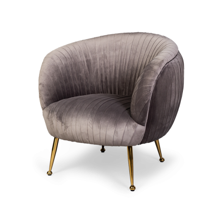 Кресло evgenis grey (desondo) серый