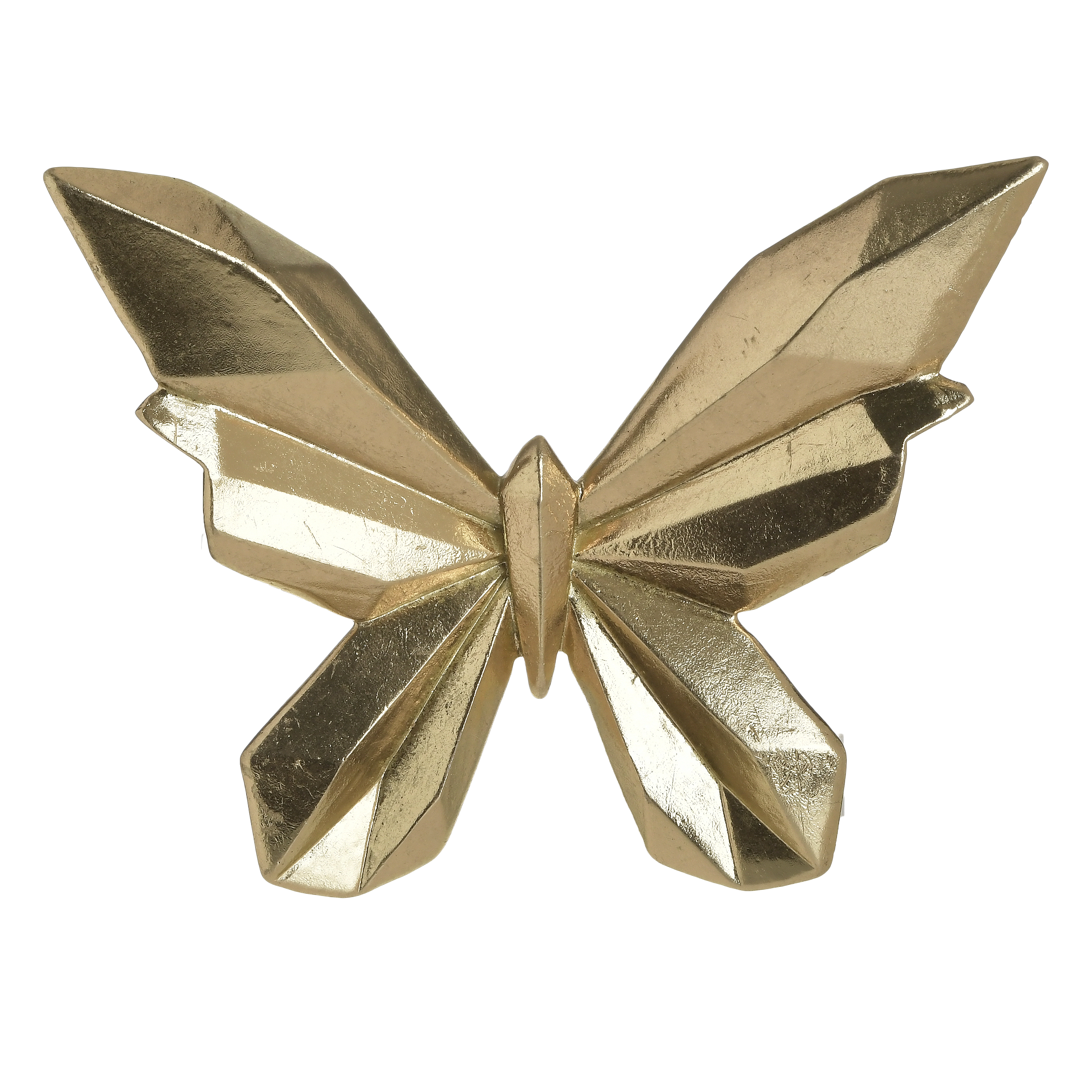 Декор настенный butterfly (to4rooms) золотой 21x16x4 см.