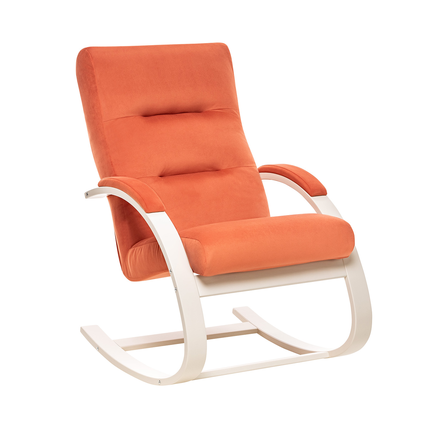 Кресло-качалка leset милано (leset) белый 68x100x80 см.