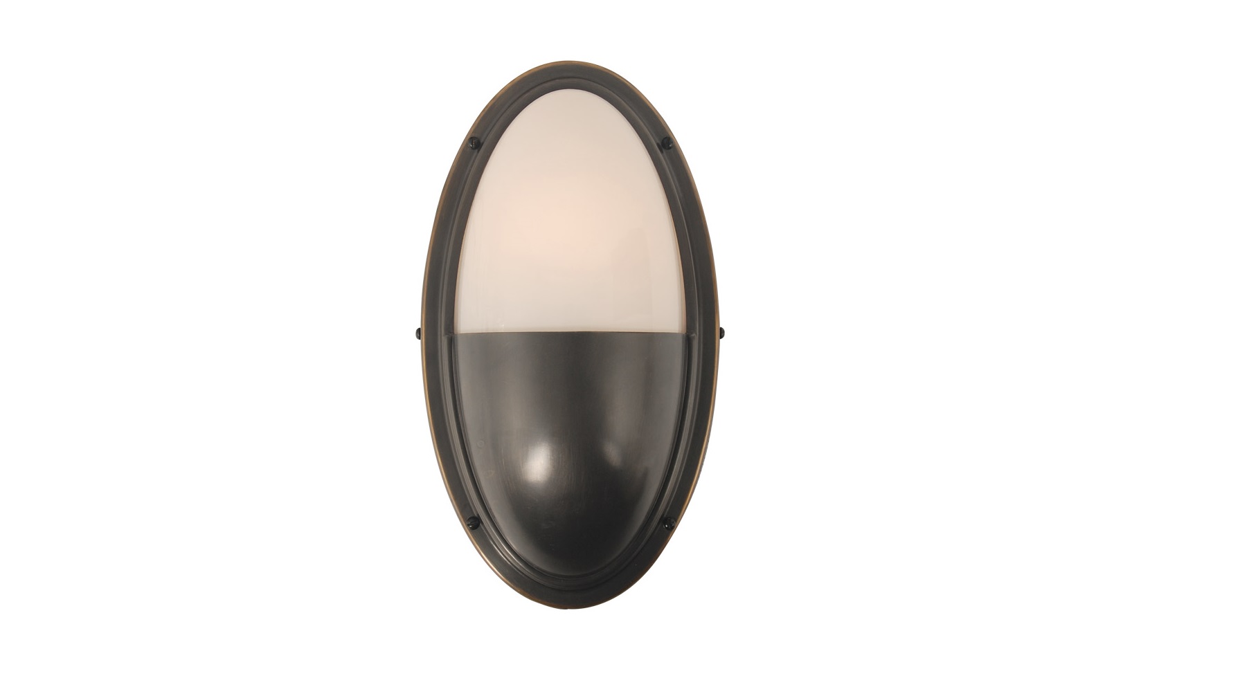 Бра pascal sconce (gramercy) коричневый 16x29x10 см.