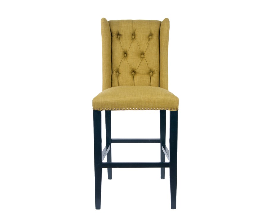 Барный стул skipton (mak-interior) желтый 52x125x50 см.