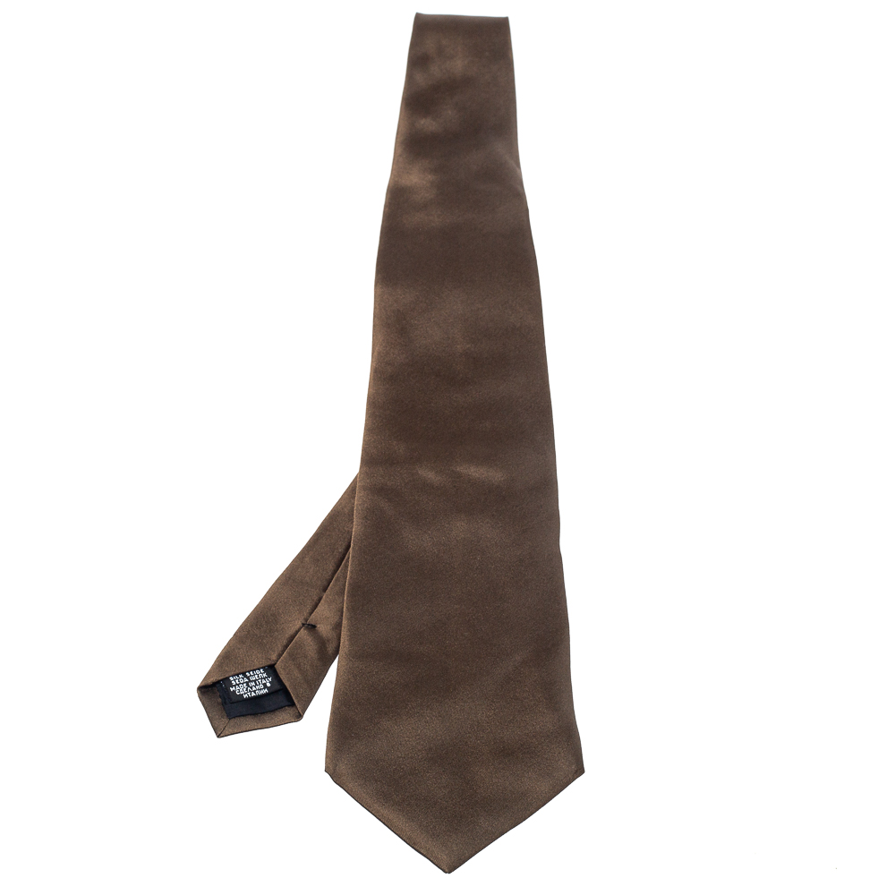 Neckties  The Luxury Closet Boss By Hugo Boss Brown Silk Tie