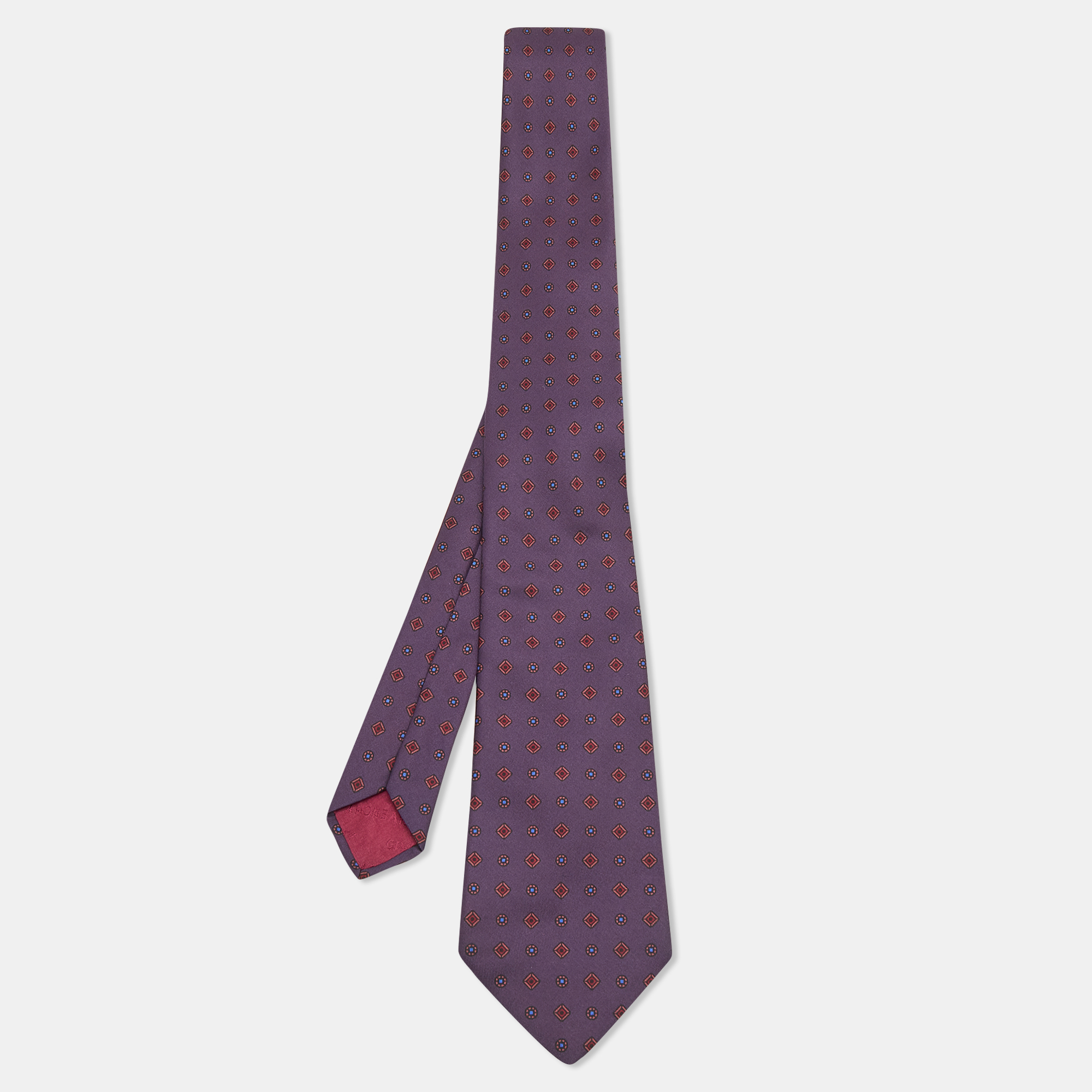 Neckties Givenchy Vintage Purple Jacquard Silk Tie