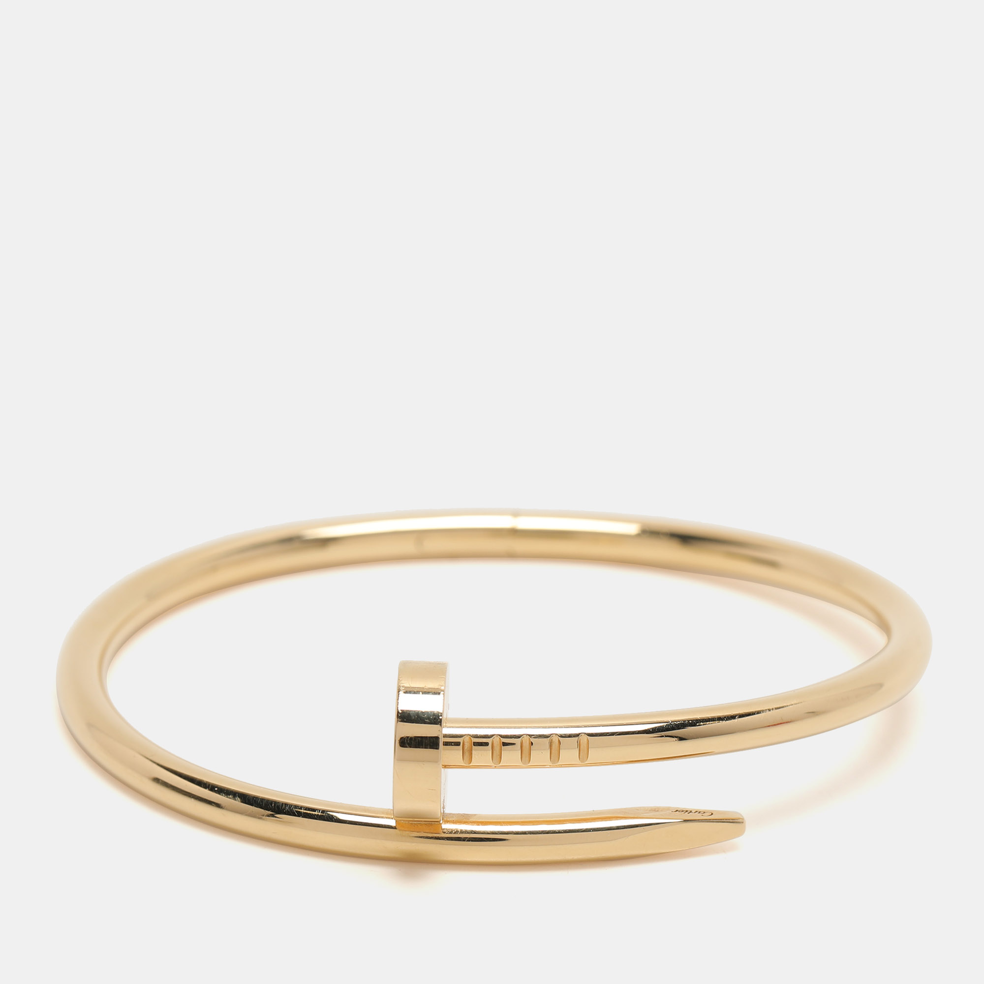  Cartier Juste Un Clou 18k Yellow Gold Bracelet 16