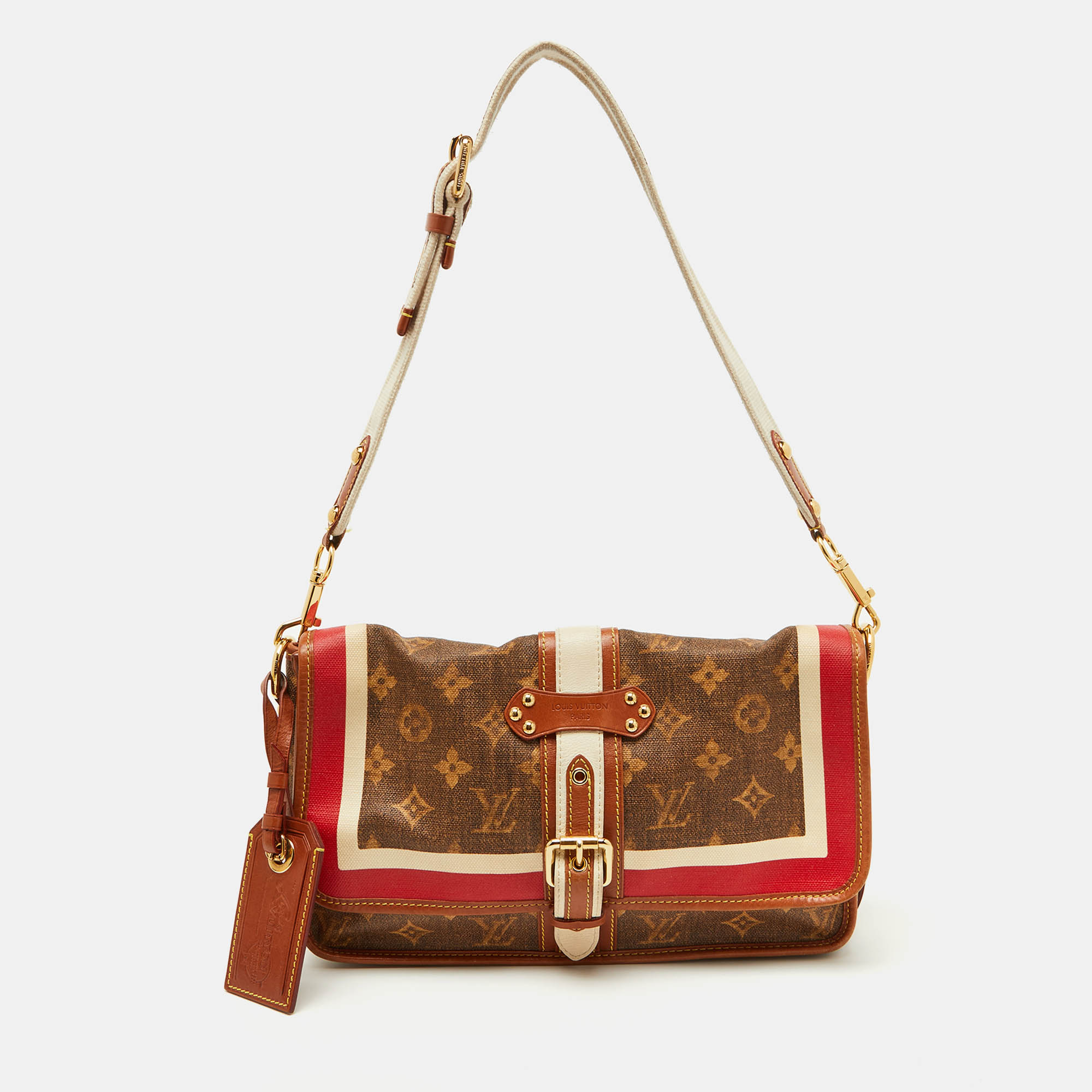 Louis Vuitton Multi Canvas Tissue Porte Rayures Clutch Bag