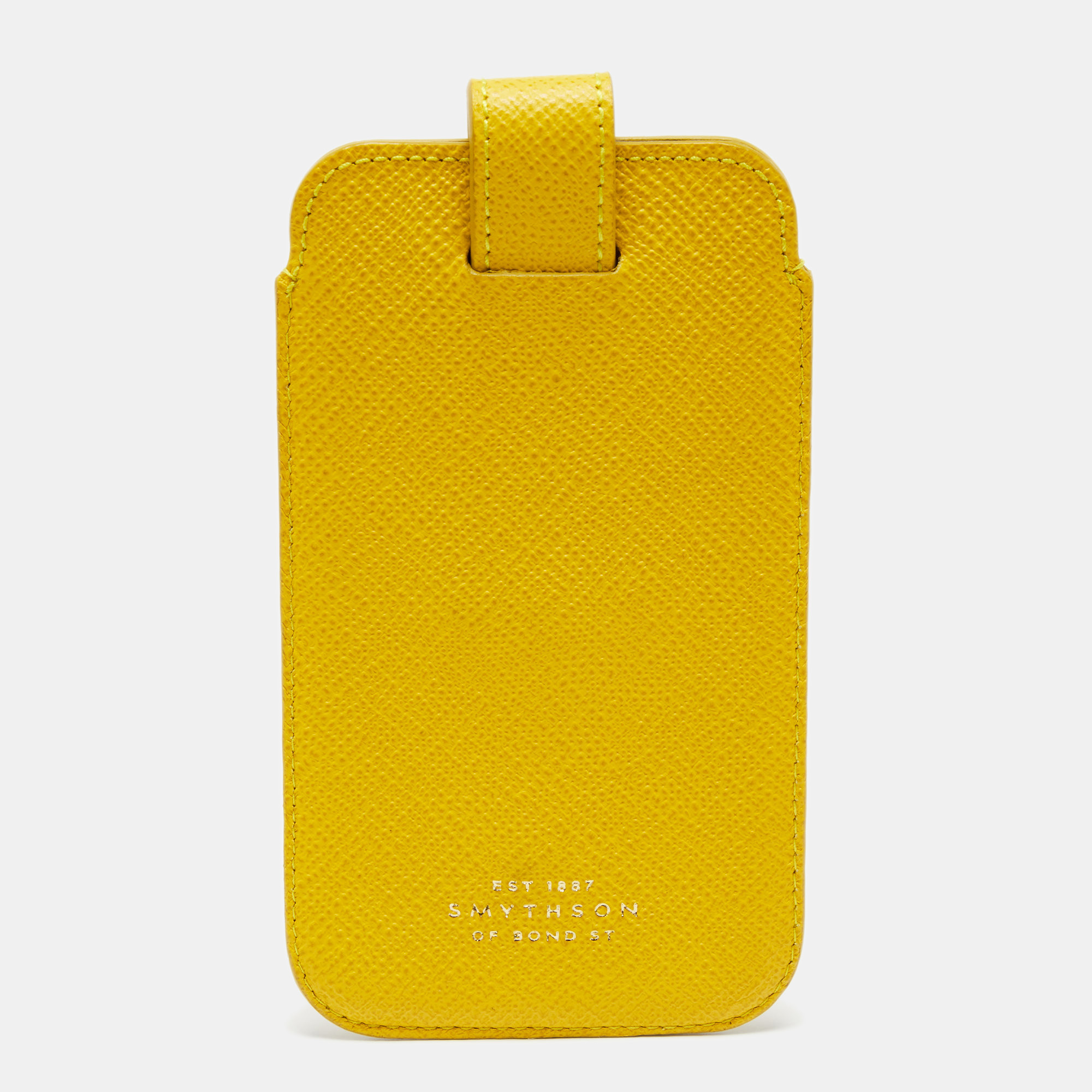 Mobile Phone Cases  The Luxury Closet Smythson Yellow Leather Phone Cover