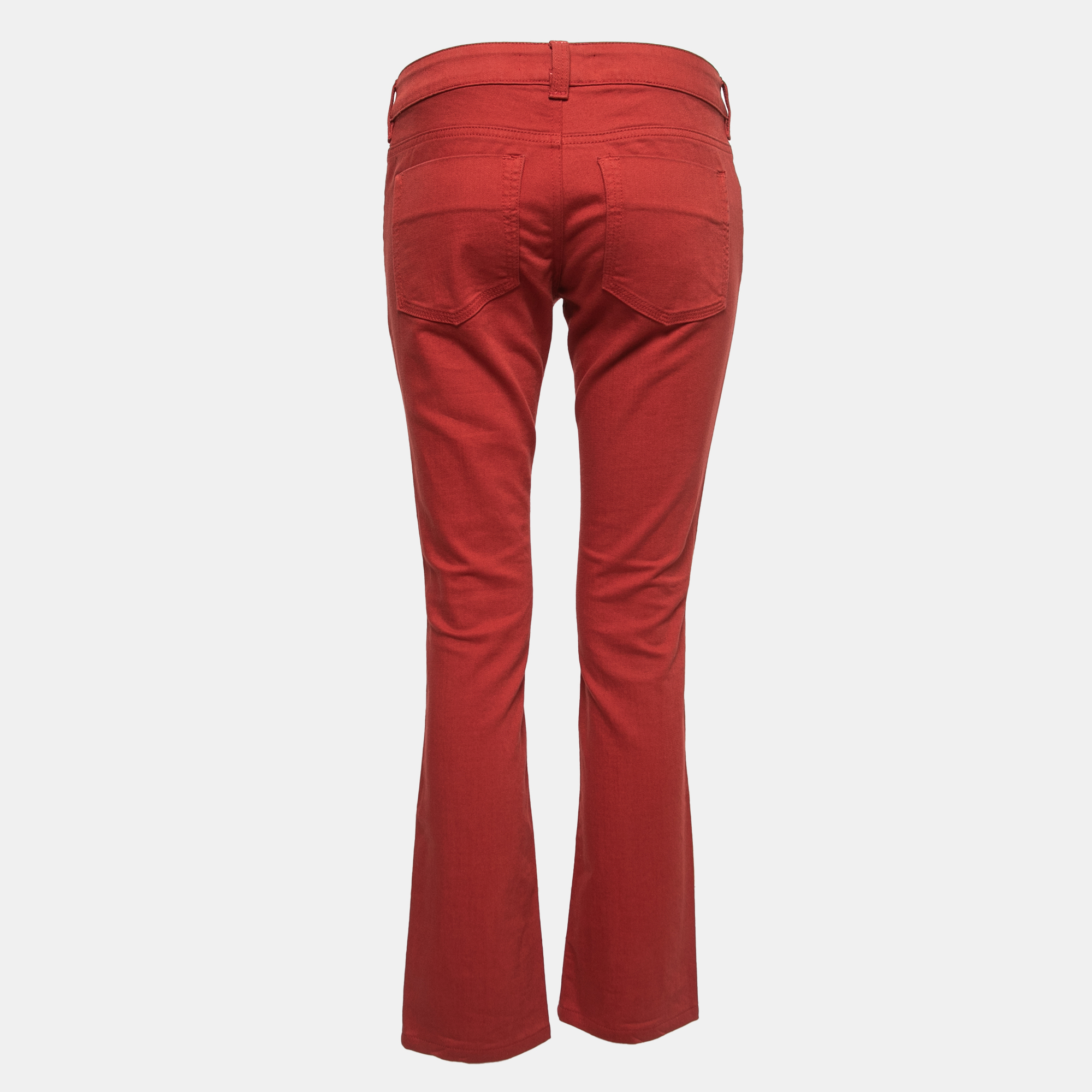  Stella McCartney Red Stretch Denim Jeans M Waist 29