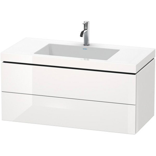 Тумба с раковиной Duravit L-Cube 100 LC6928O2222 подвесная