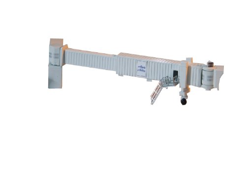 Gemini Jets Airbridge Set 1 with 6-Pack Narrowbody Jet Bridges and Airport Adapters, 1:400 Scale