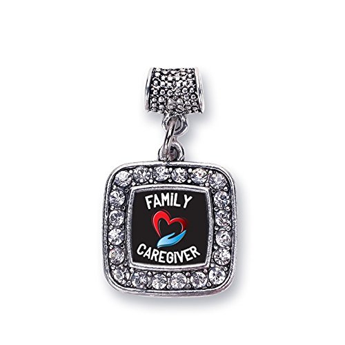 Family Caregiver Charm for Pandora Bracelets, Chamilia, Troll, Biagi and other European Styles