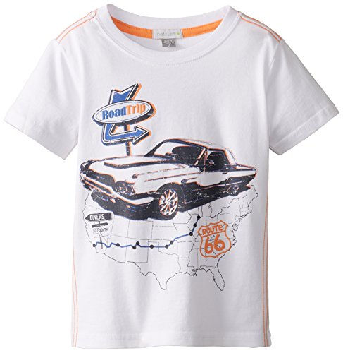Petit Lem Little Boys' Retro Road Short Sleeve T-Shirt