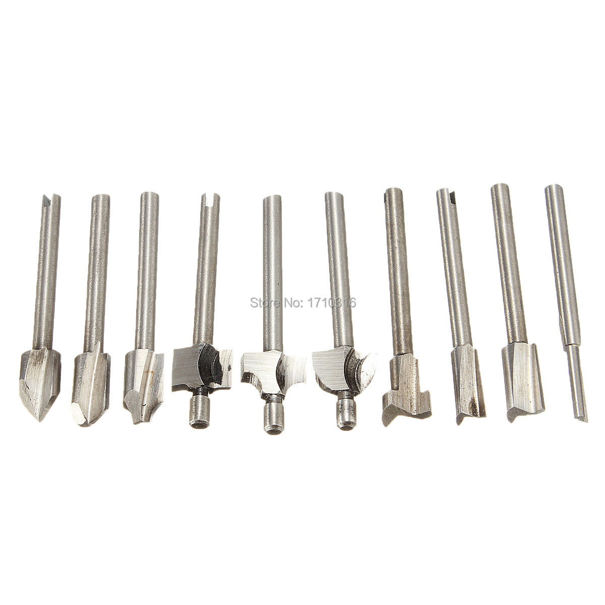 Фрезы 10PCS/lot HSS 1/8 Fit