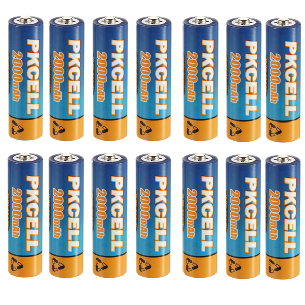 Аккумулятор 16 /PKCELL ni/mh 1.2V AA 2000mAh AA Rechargeable Battery