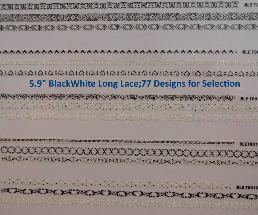   Nazya Наклейки для ногтей Brand New 77 5.9 3D Lace