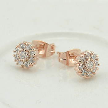 Серьги-гвоздики Italina Rigant 18K , 980 GH980