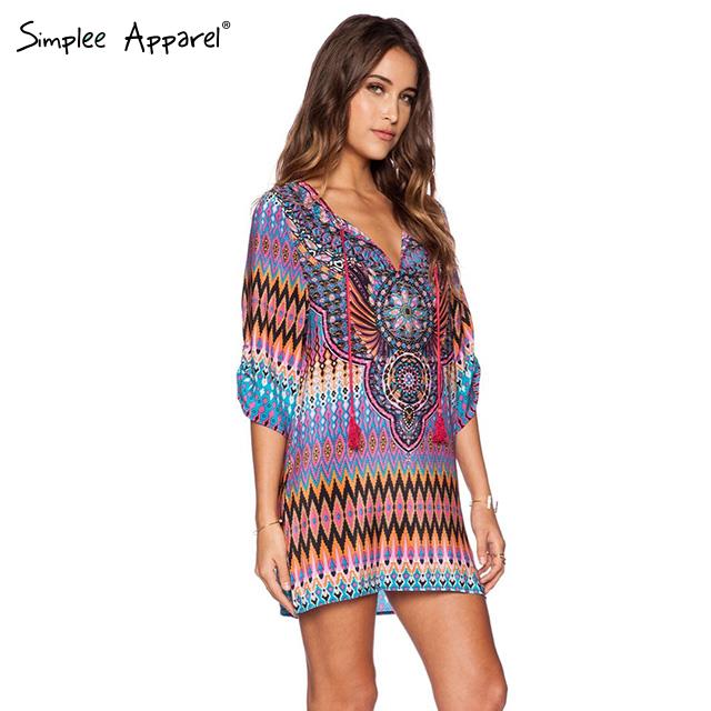 Женское платье Simplee Apparel Simplee 2015 vestidos v flowy S02W5070202