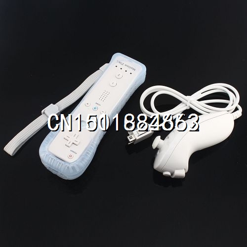 Контроллеры Other 2 1 Remote Nunchuck Nintendo Wii 80906