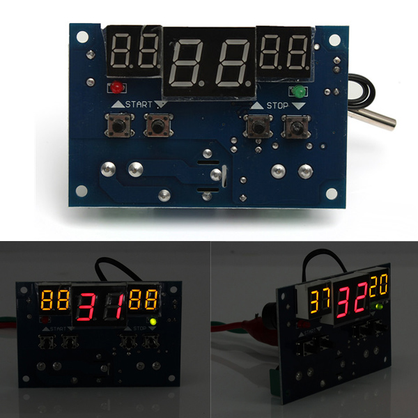Прибор для измерения температуры DC 9v/15 LED 55266