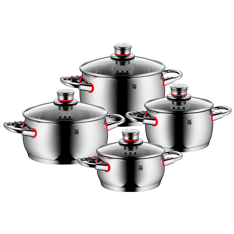 Набор из 4-х кастрюль Quality One WMF (3,3л, 2л; 4л, 6,8л)