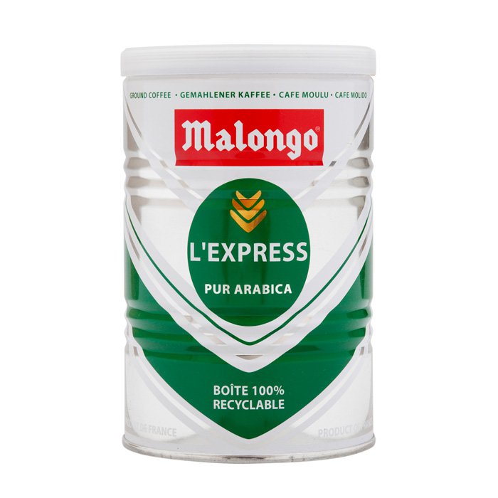 Кофе молотый Malongo Эспрессо, банка 250 г