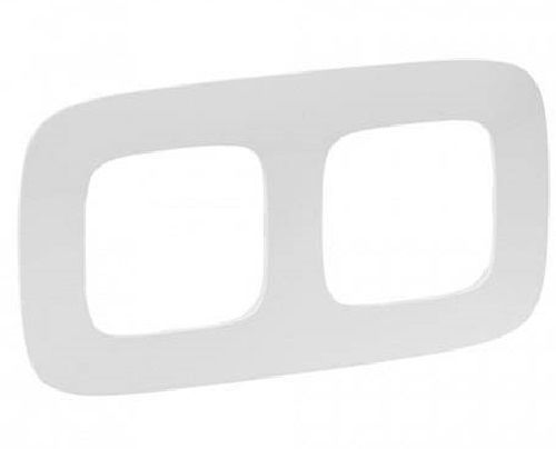 Legrand Valena Allure 754302, рамка на 2 поста (белая)